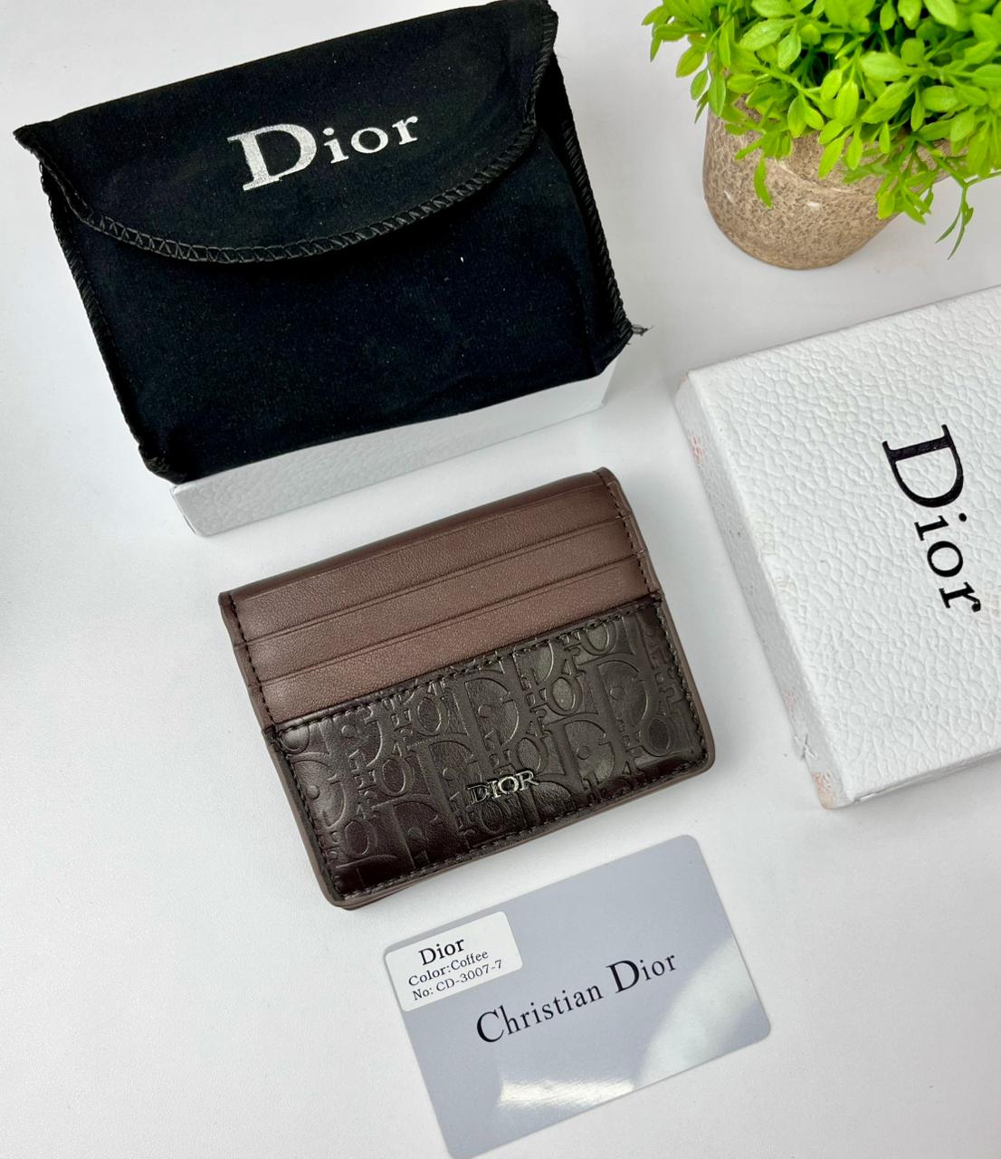 Dior Brown Men Wallet