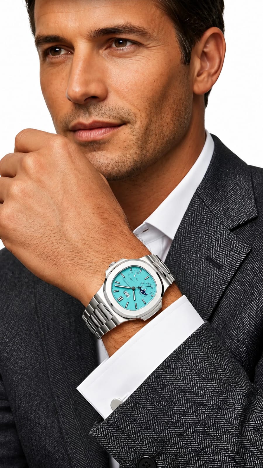Patek Philippe Aquanaut Mirror Watch - Tiffany Blue