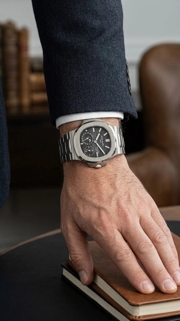 Patek Philippe Nautilus Mirror Watch - Black