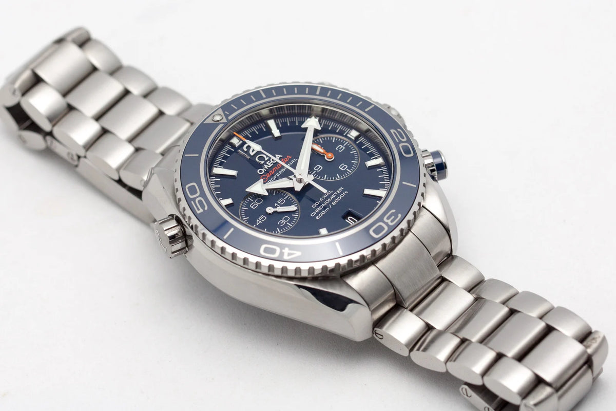 Omega Seamaster Mirror Original Watch for Men - Blue Dial, Silver Metal Strap - Image 3