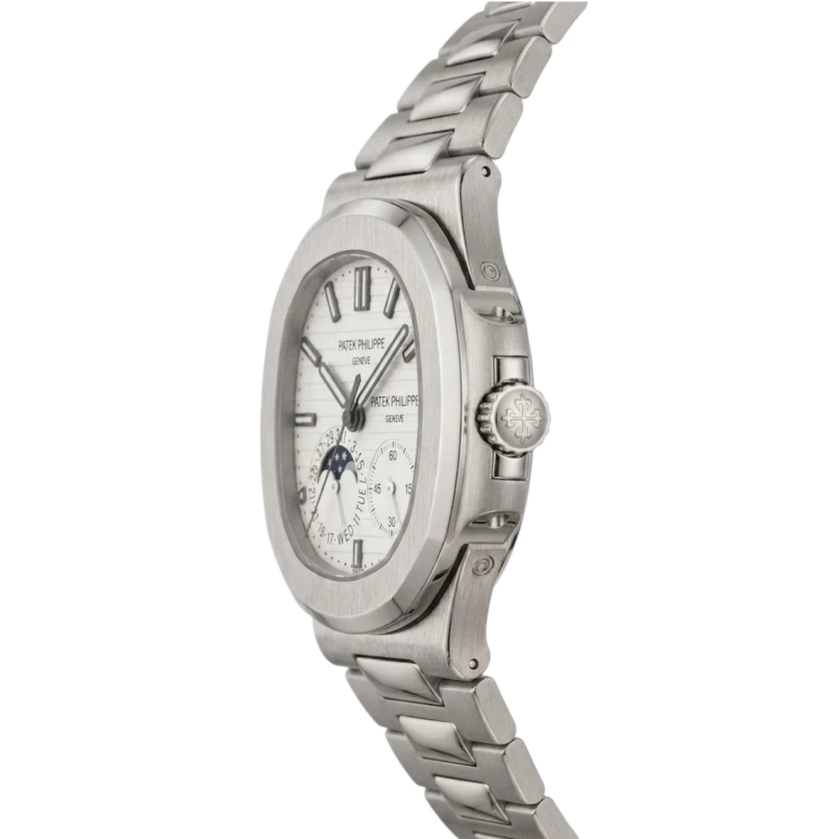 Patek Philippe Nautilus Mirror Watch - White