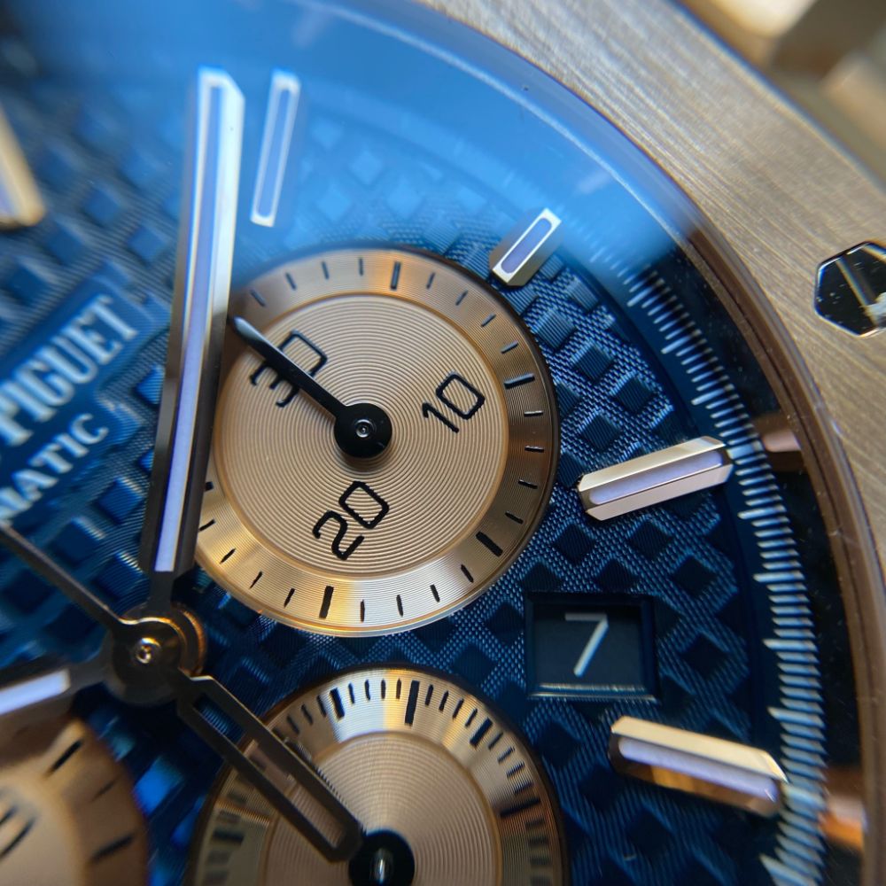 Audemars Piguet Royal Oak Mirror Watch - Blue - Men - View 2