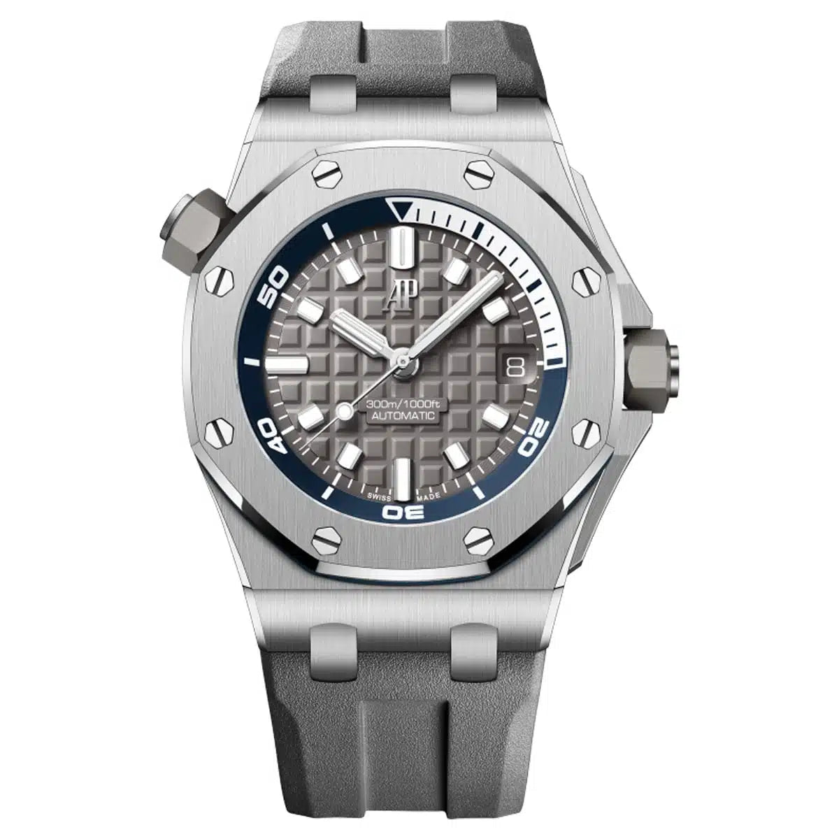 Audemars Piguet Royal Oak Offshore Mirror Watch - Grey - Men