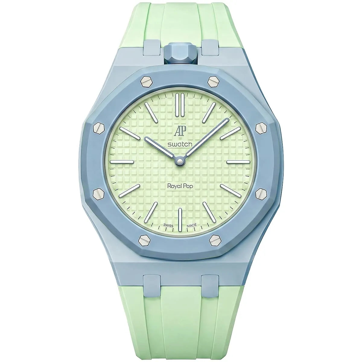 Audemars Piguet x Swatch Royal Pop BLAUE ACHT Mirror Pocket Watch - Green - Unisex