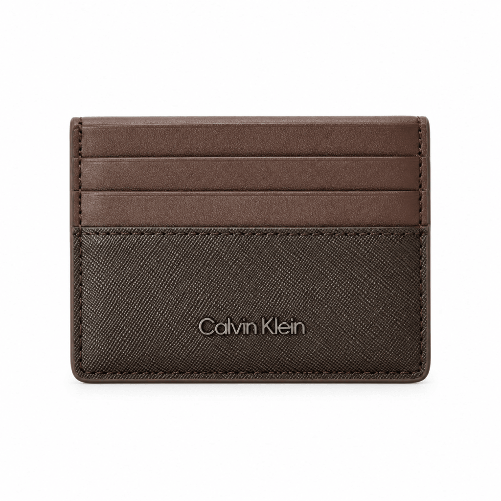 Calvin Klain Brown Men card holder .01 - cornerwatchesstore