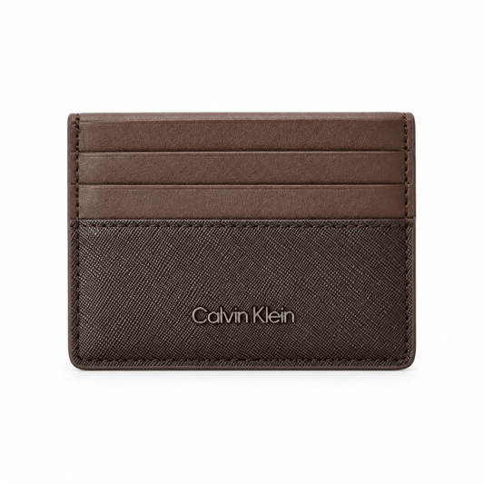 Calvin Klain Brown Men card holder .01 - cornerwatchesstore