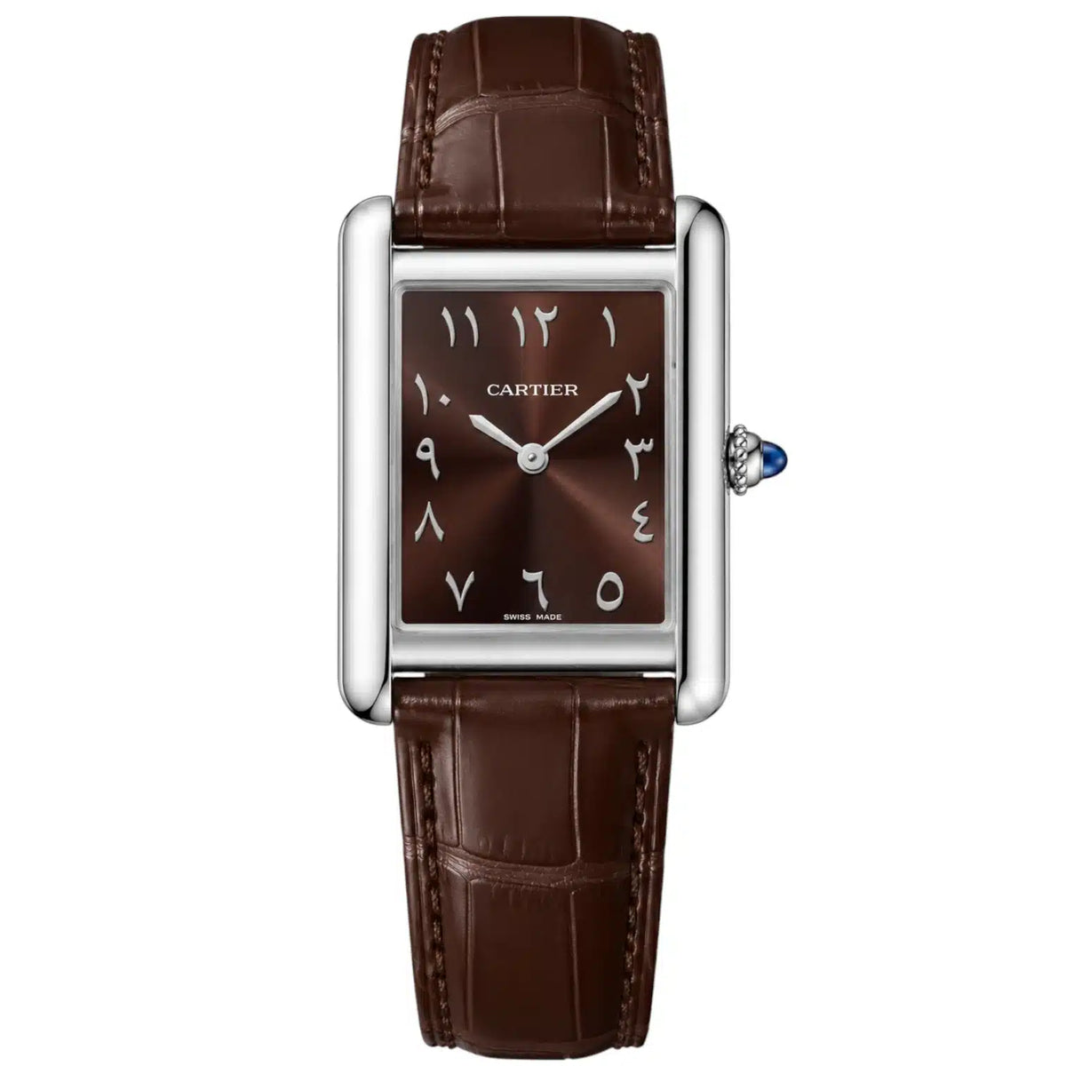 Cartier Tank Louis Mirror Watch - Brown - Men