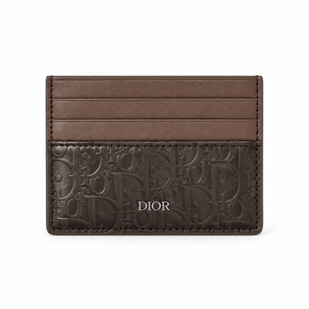 Dior Brown Men card holder - cornerwatchesstore