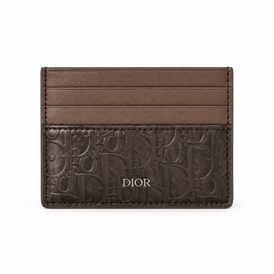 Dior Brown Men card holder - cornerwatchesstore