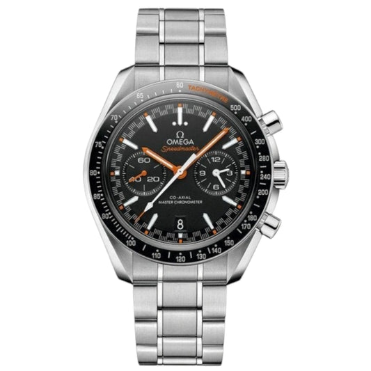 Omega Speedmaster Mirror Original Watch for Men - Black Dial, Silver Metal Strap - Image 1