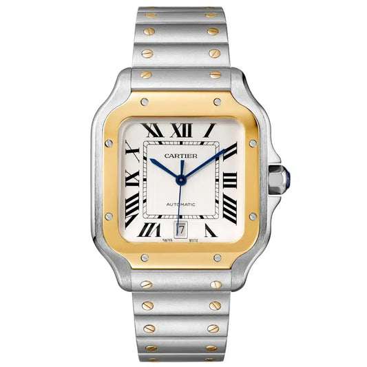 Cartier Santos Mirror Watch - White - Men