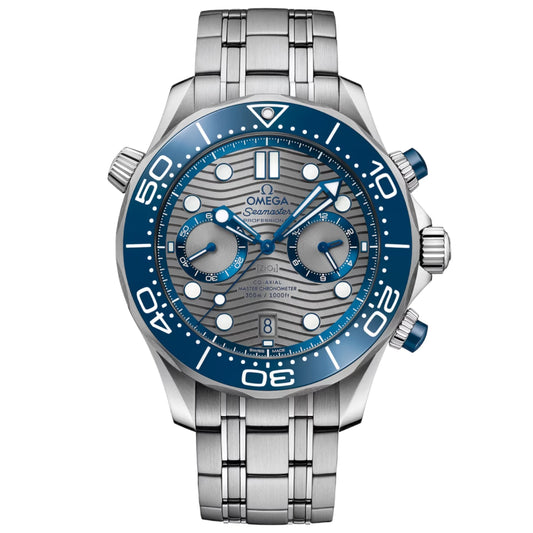 Omega Seamaster Mirror Original Watch for Men - Gray Dial, Silver Metal Strap - Image 1