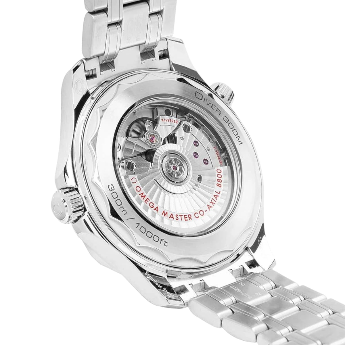 Omega Seamaster Mirror Original Watch for Men - White Dial, Silver Metal Strap - Image 6