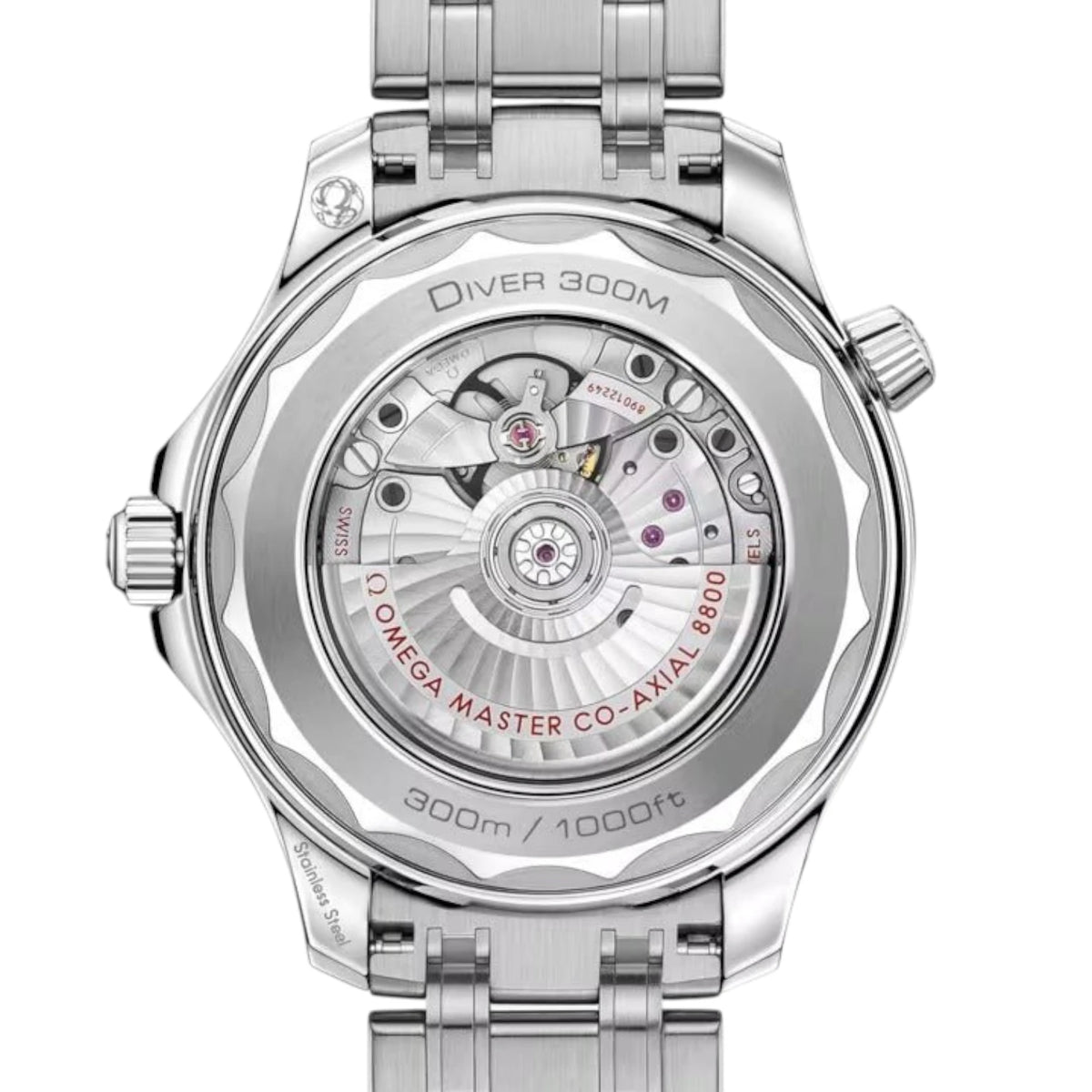 Omega Seamaster Mirror Original Watch for Men - White Dial, Silver Metal Strap - Image 13