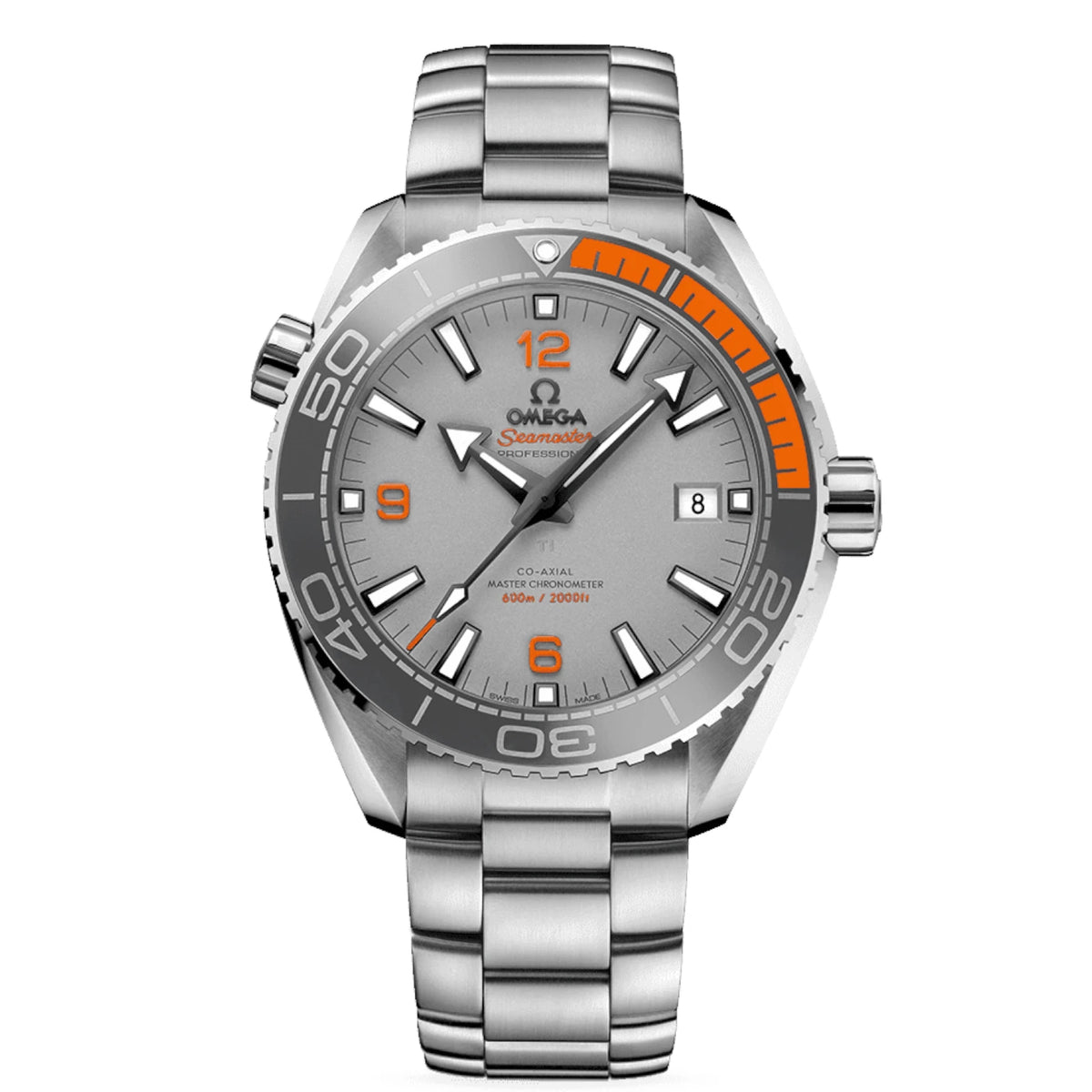 Omega Seamaster Mirror Original Watch for Men - Gray Dial, Silver Metal Strap - Image 1