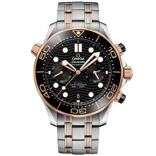Omega Seamaster Mirror Original Watch for Men - Black Dial, Silver Leather Strap - Image 1