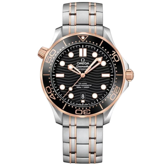 Omega Seamaster Mirror Original Watch for Men - Black Dial, Silver Metal Strap - Image 1