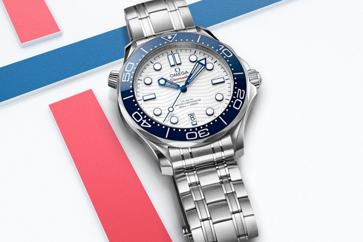 Omega Seamaster Mirror Original Watch for Men - White Dial, Silver Metal Strap - Image 12