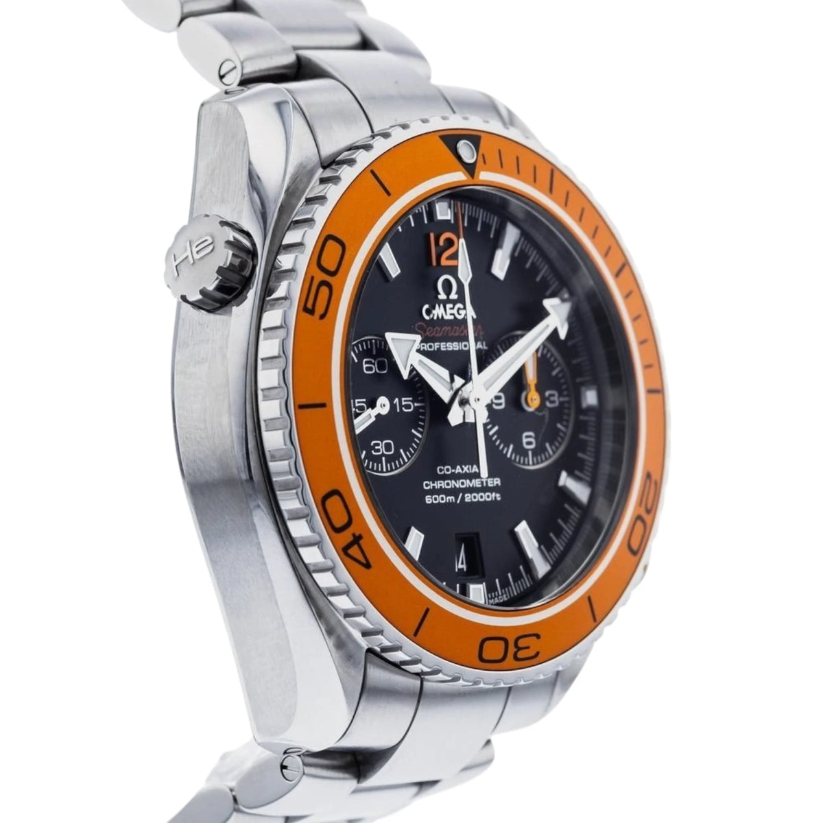 Omega Seamaster Mirror Original Watch for Men - Black Dial, Silver Metal Strap - Image 5