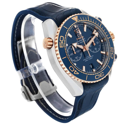 Omega Seamaster Mirror Original Watch for Men - Blue Dial, Blue Metal Strap - Image 2
