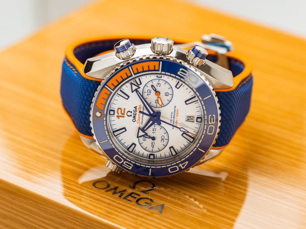 Omega Seamaster Mirror Original Watch for Men - White Dial, White Leather Strap - Image 3