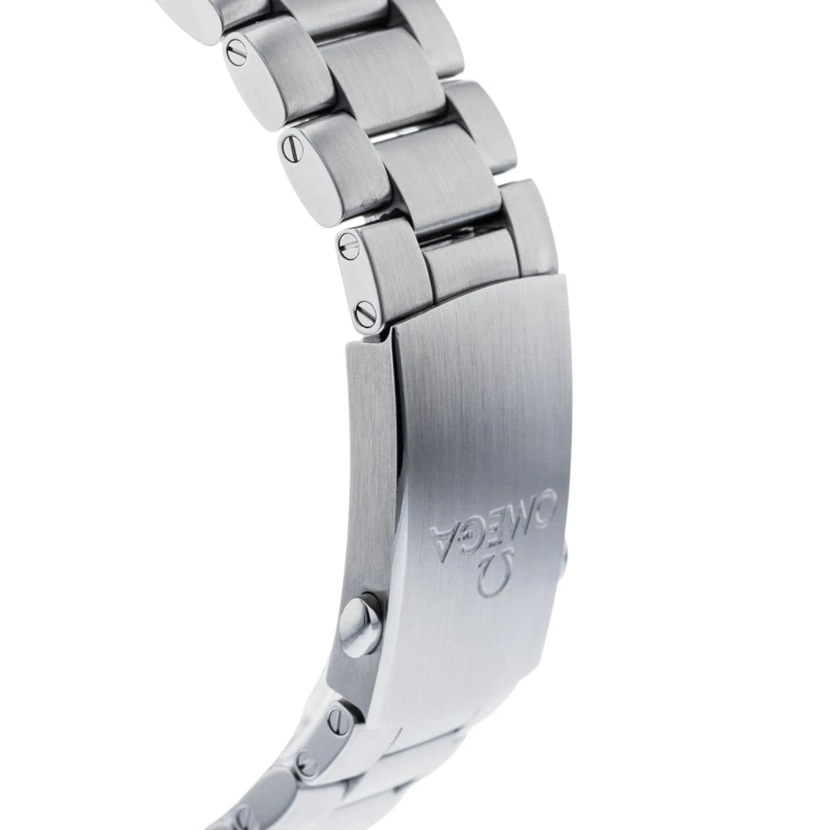 Omega Seamaster Mirror Original Watch for Men - Black Dial, Silver Metal Strap - Image 3