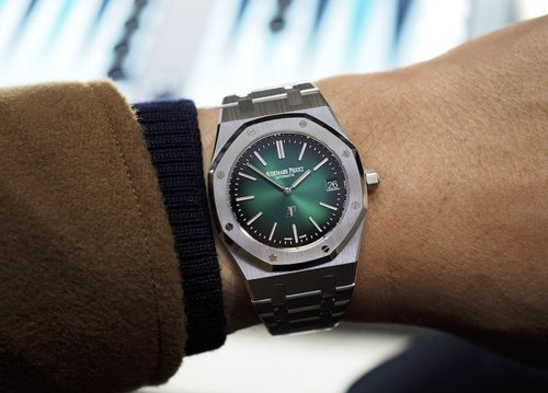 Audemars Piguet Royal Oak Watch - Green