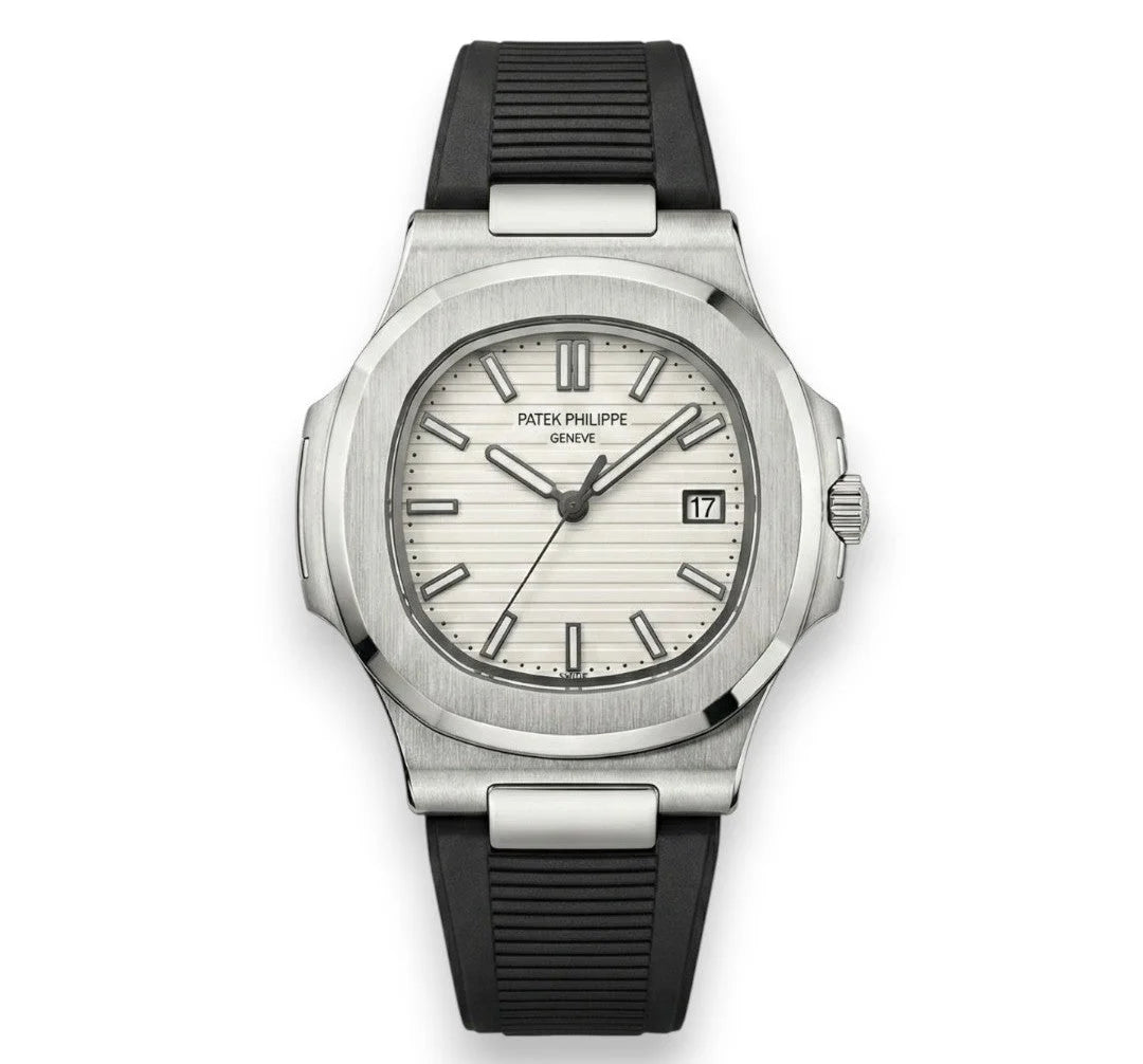 Patek Philippe Nautilus Mirror Watch - White