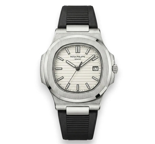 Patek Philippe Nautilus Mirror Watch - White