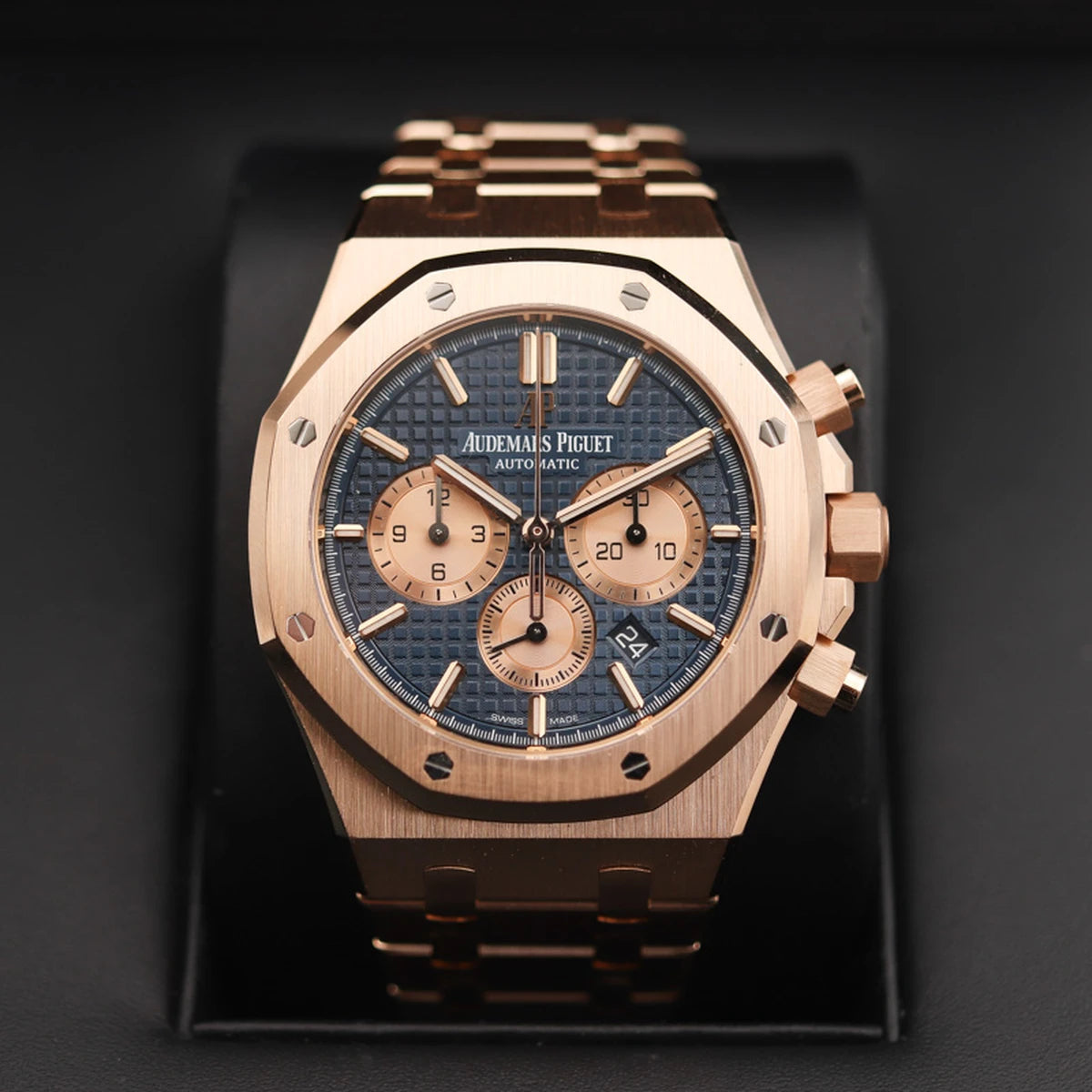 Audemars Piguet Royal Oak Mirror Watch - Blue - Men - View 6