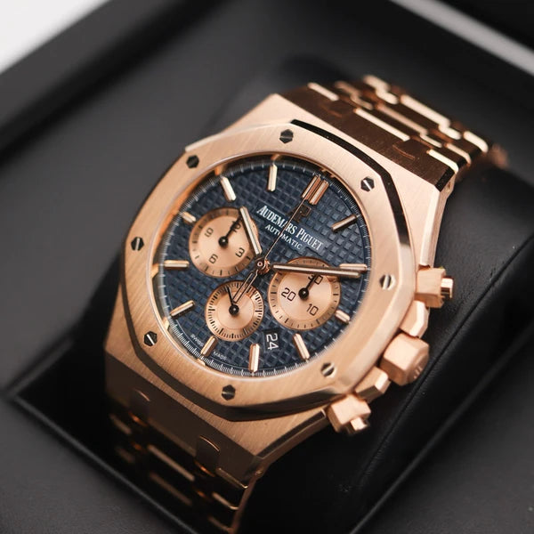Audemars Piguet Royal Oak Mirror Watch - Blue - Men - View 5