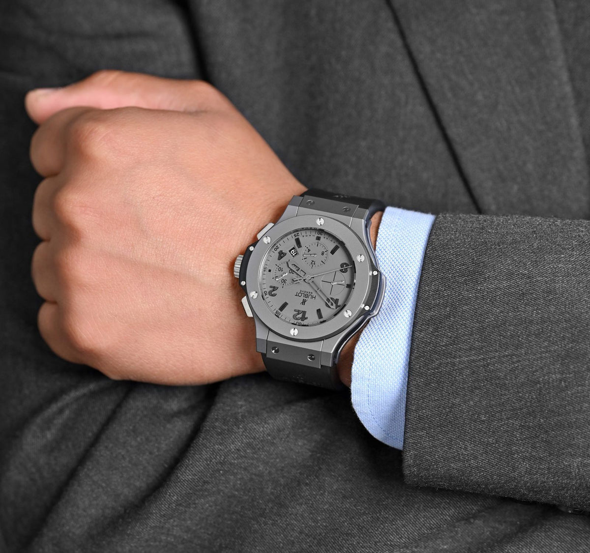 Hublot Big Bang Mirror Watch - Silver - image 8