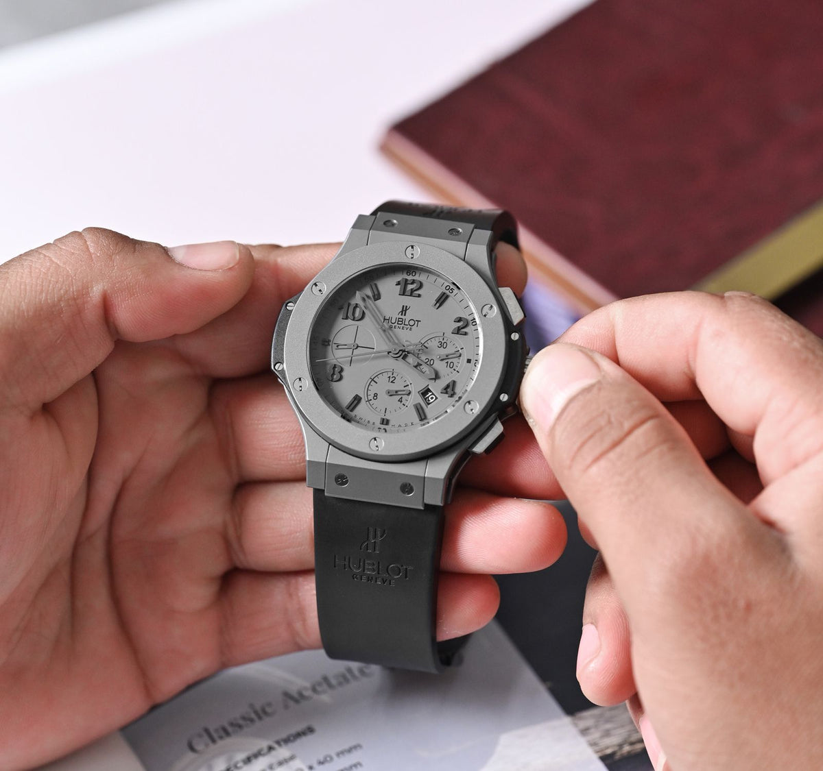 Hublot Big Bang Mirror Watch - Silver - image 7