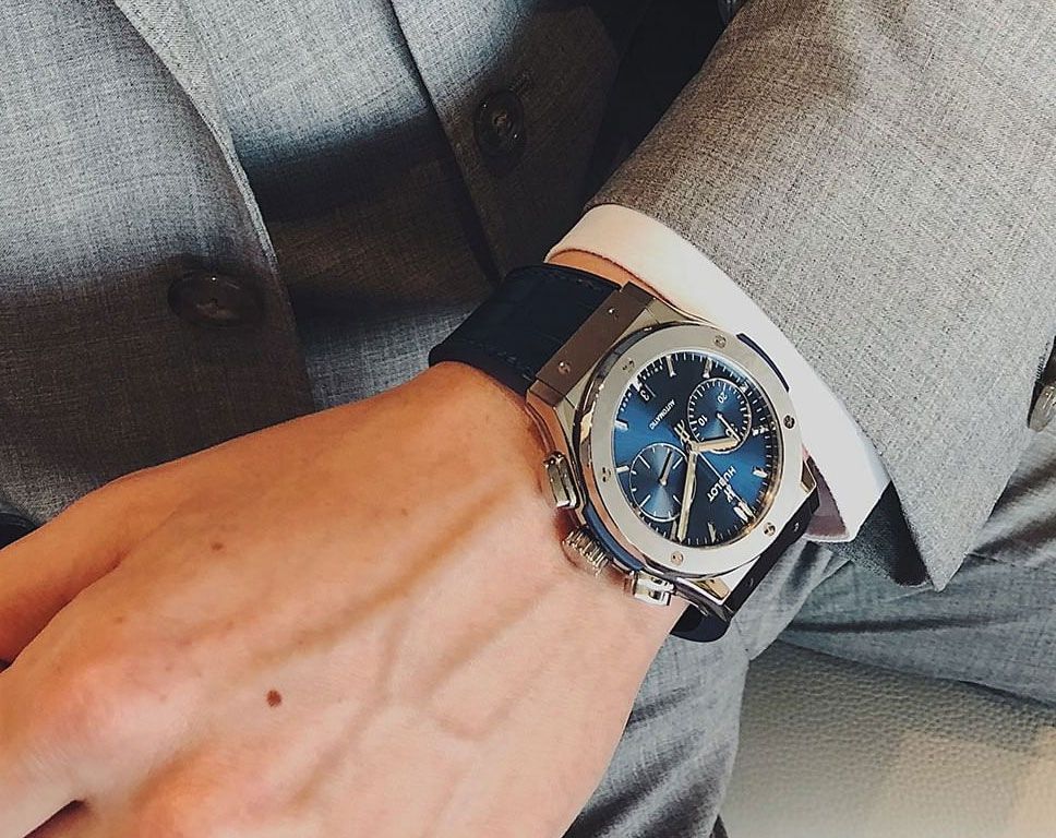 Hublot Classic Fusion Mirror Watch - Blue - image 6