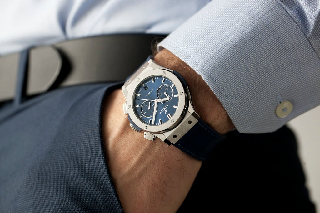 Hublot Classic Fusion Mirror Watch - Blue - image 7