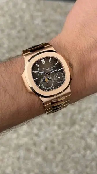 Patek Philippe Nautilus 5740/1G Mirror Watch - Brown