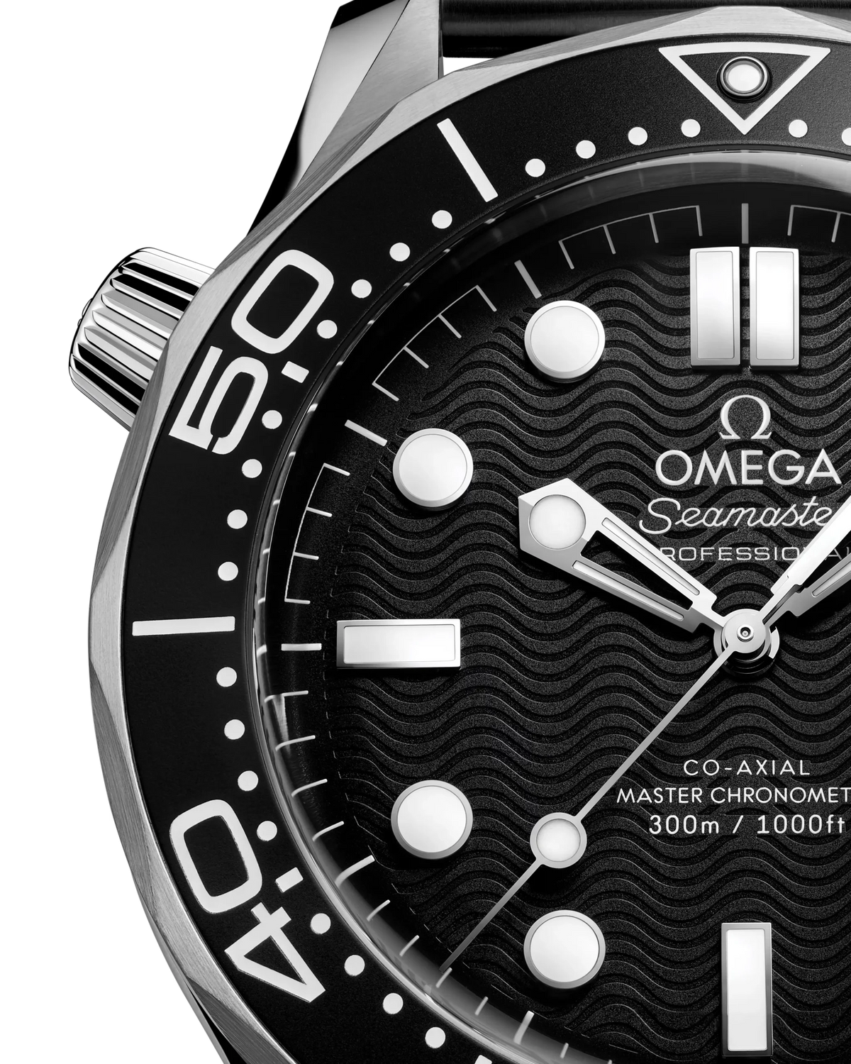 Omega Seamaster Mirror Original Watch for Men - Black Dial, Silver Metal Strap - Image 2