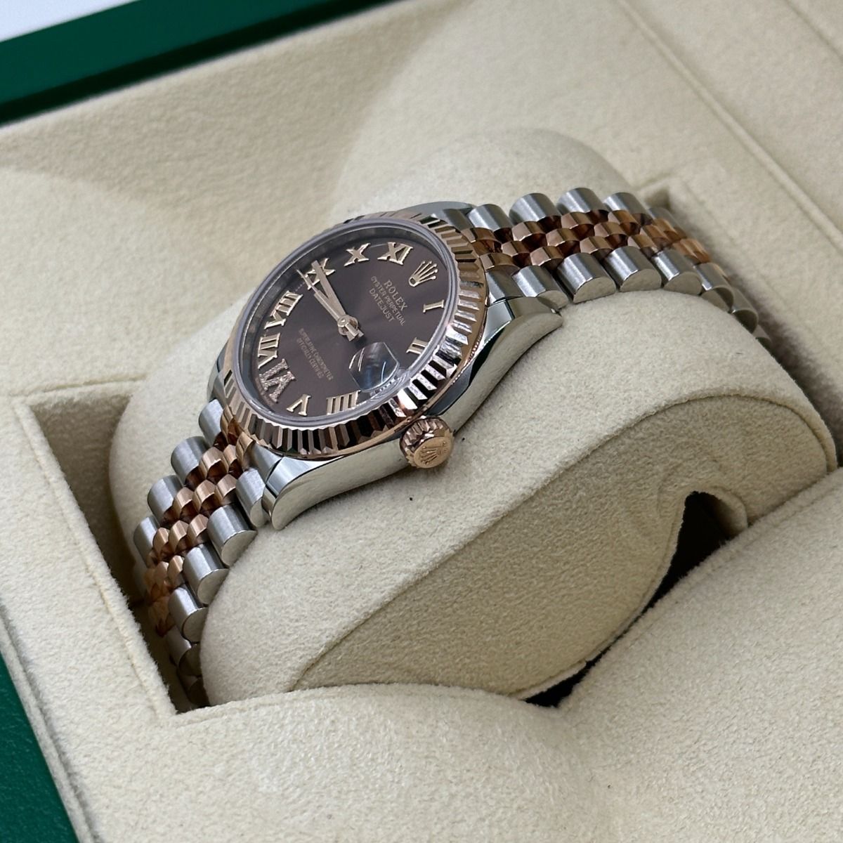 Rolex Datejust Mirror 31mm Brown dial Silver & Copper bracelet - image 7