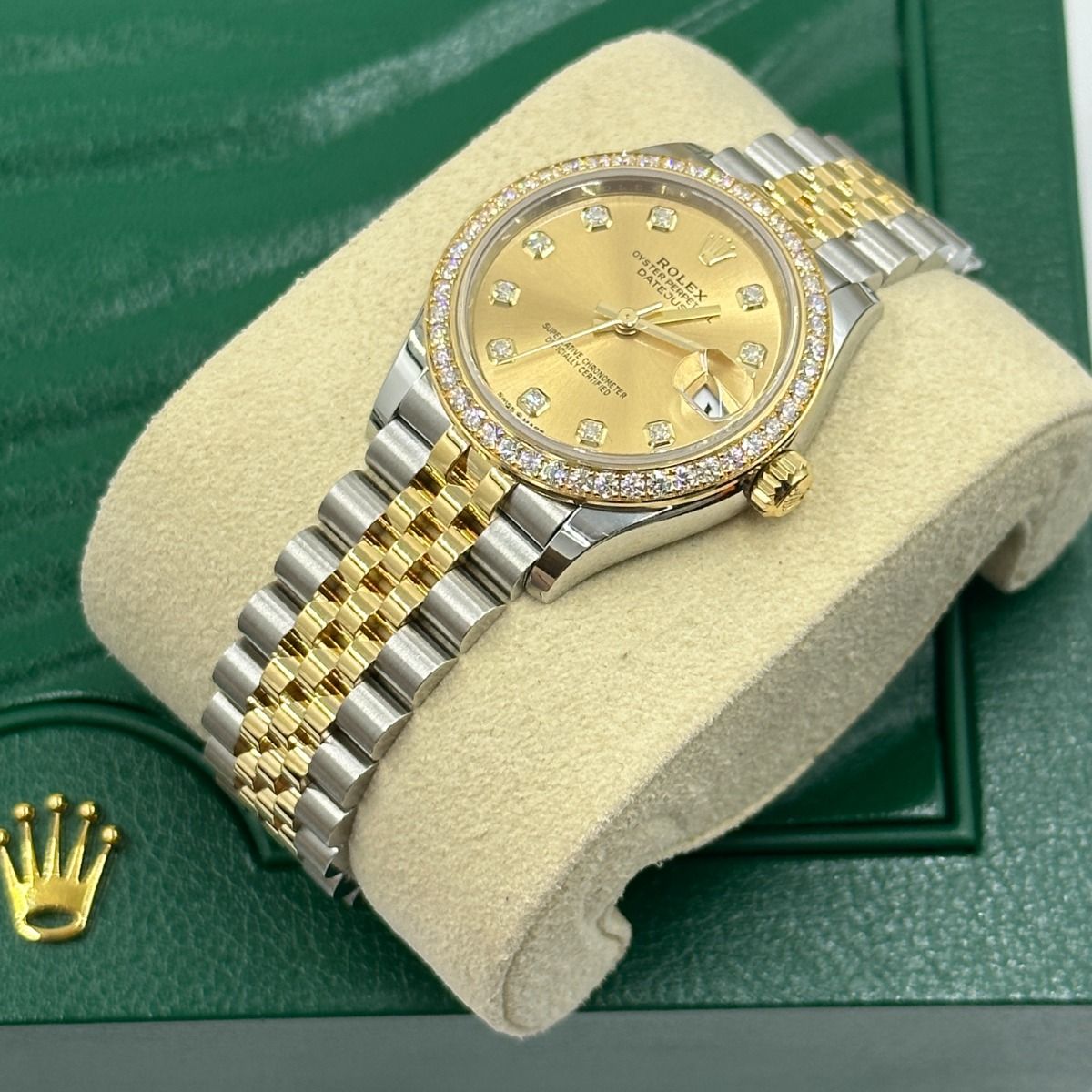 Rolex Datejust Mirror 31mm Gold dial Silver & Gold bracelet - image 6