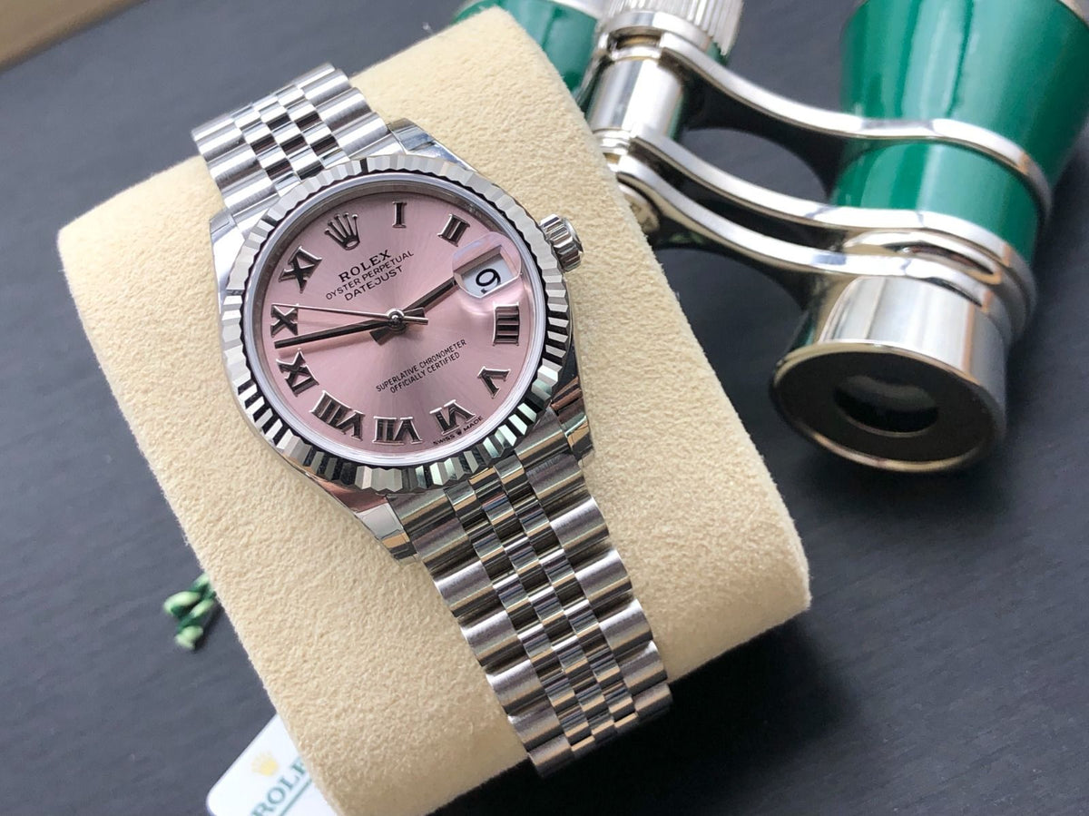Rolex Datejust Mirror 31mm Pink dial Silver bracelet - image 6