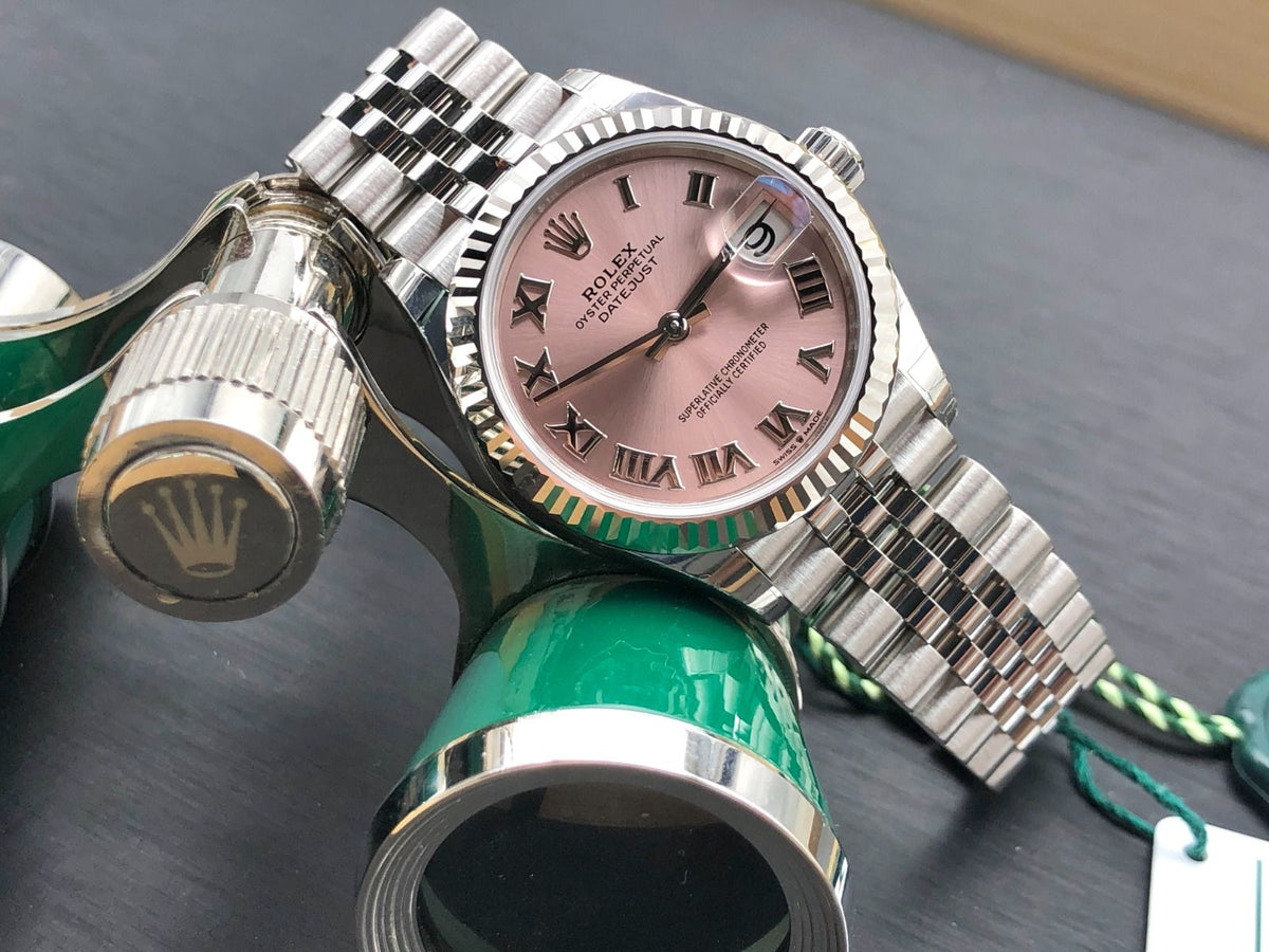 Rolex Datejust Mirror 31mm Pink dial Silver bracelet - image 4