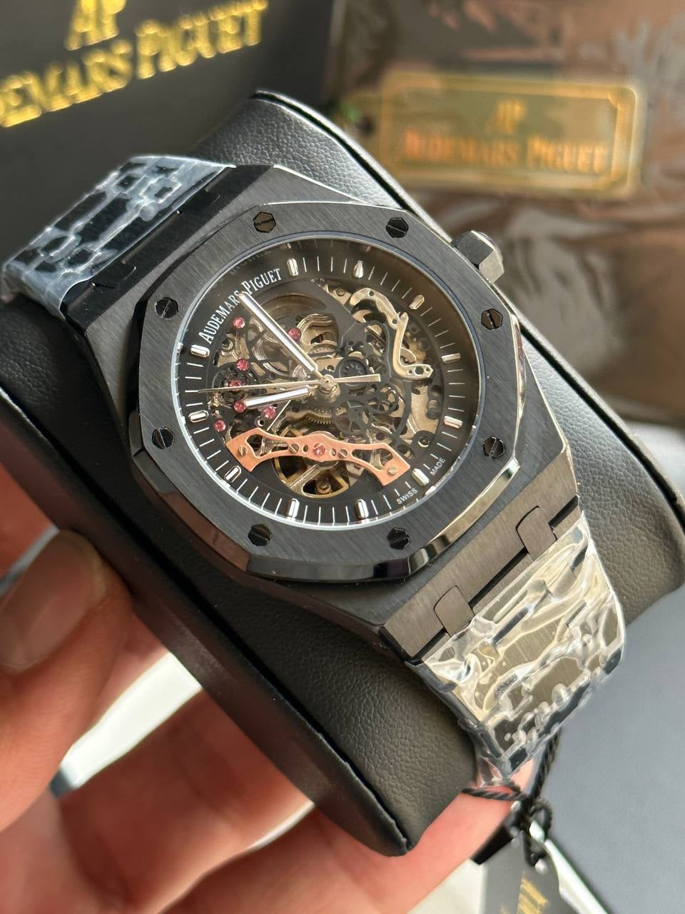 Audemars Piguet Royal Oak Mirror Watch - Black - Men - View 4