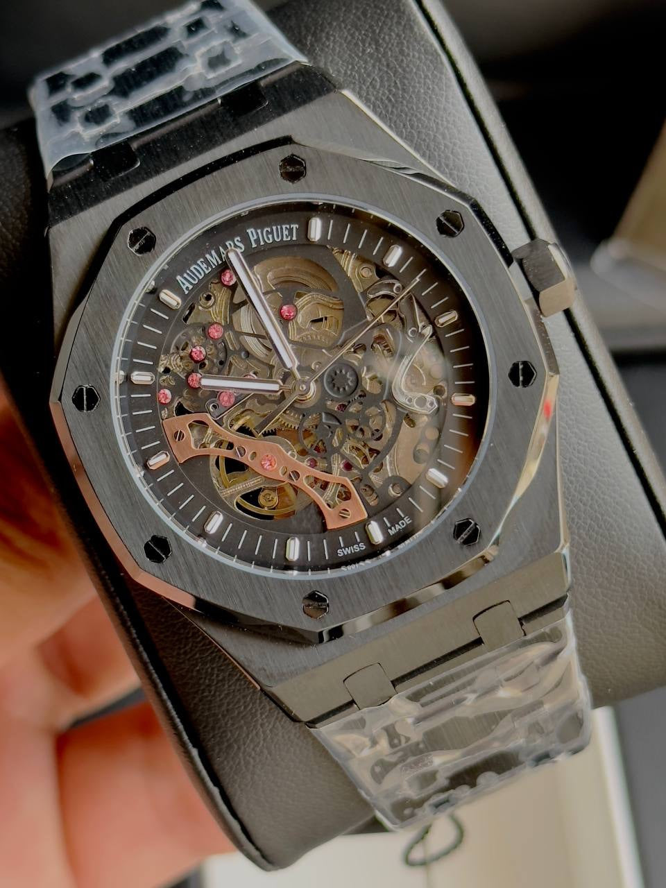 Audemars Piguet Royal Oak Mirror Watch - Black - Men - View 3