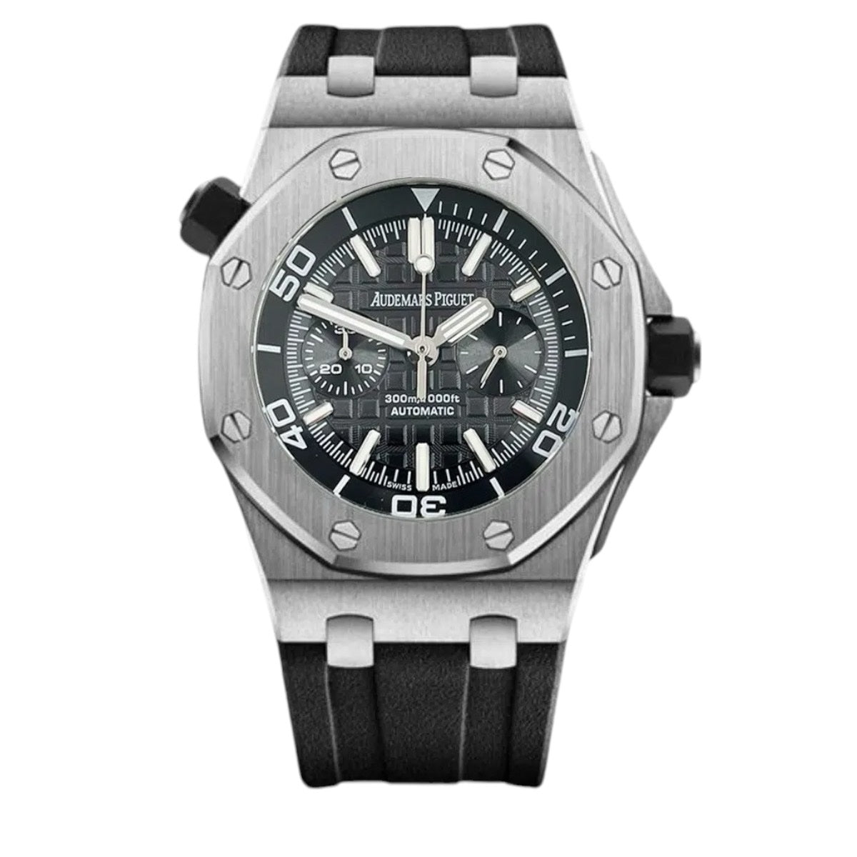 Audemars Piguet Royal Oak Offshore Chronograph Mirror Watch - Black - Men