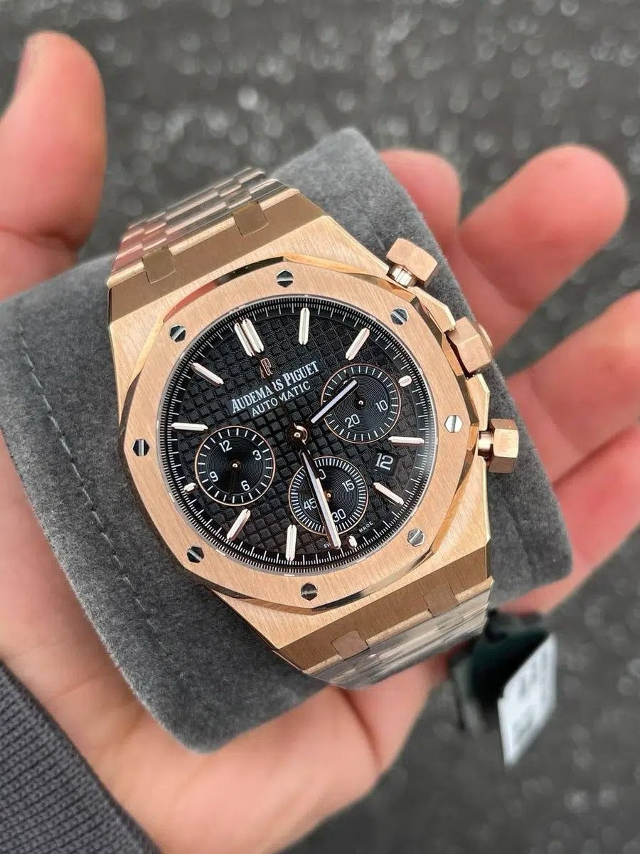 Audemars Piguet Royal Oak Chronograph Mirror Watch - Black - Men - View 2