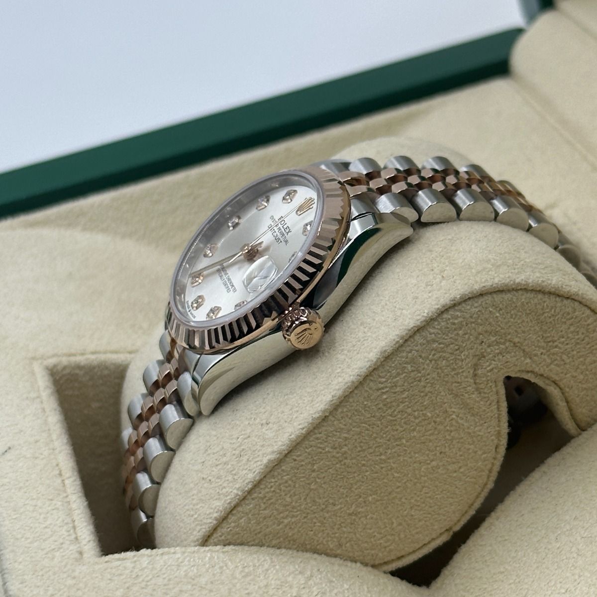 Rolex Datejust Mirror 31mm Silver dial Silver & Copper bracelet - image 5