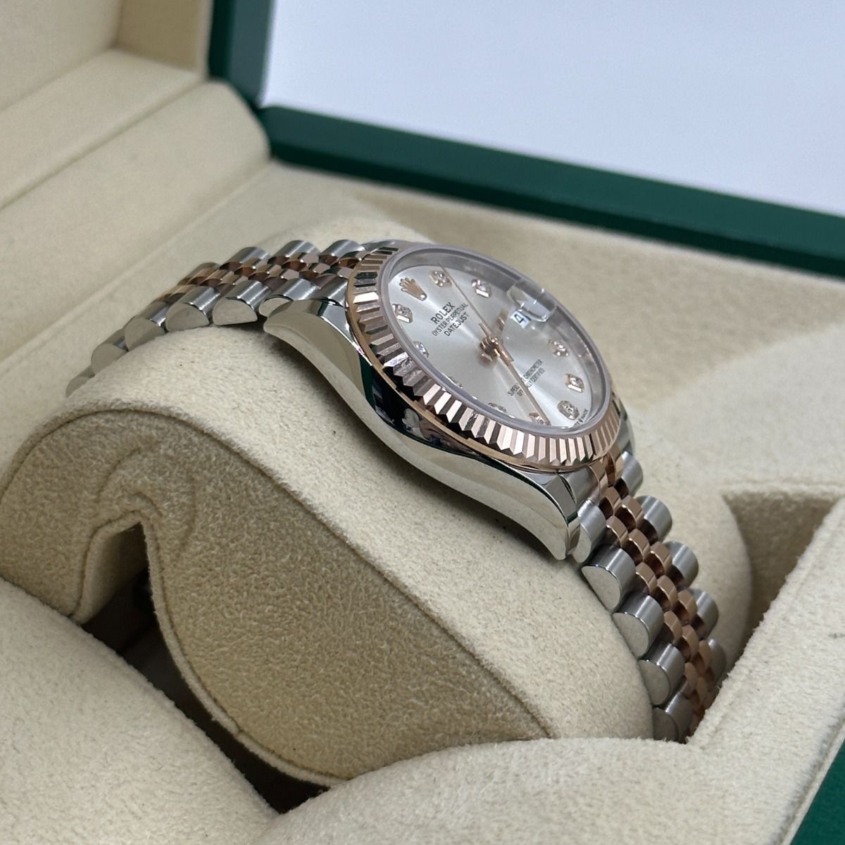 Rolex Datejust Mirror 31mm Silver dial Silver & Copper bracelet - image 6