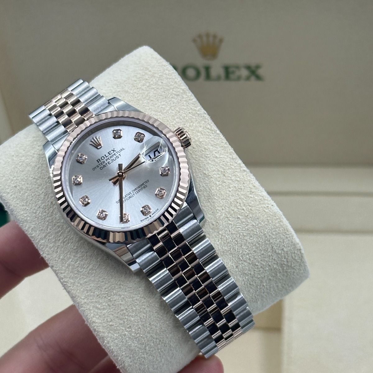 Rolex Datejust Mirror Watch for Women