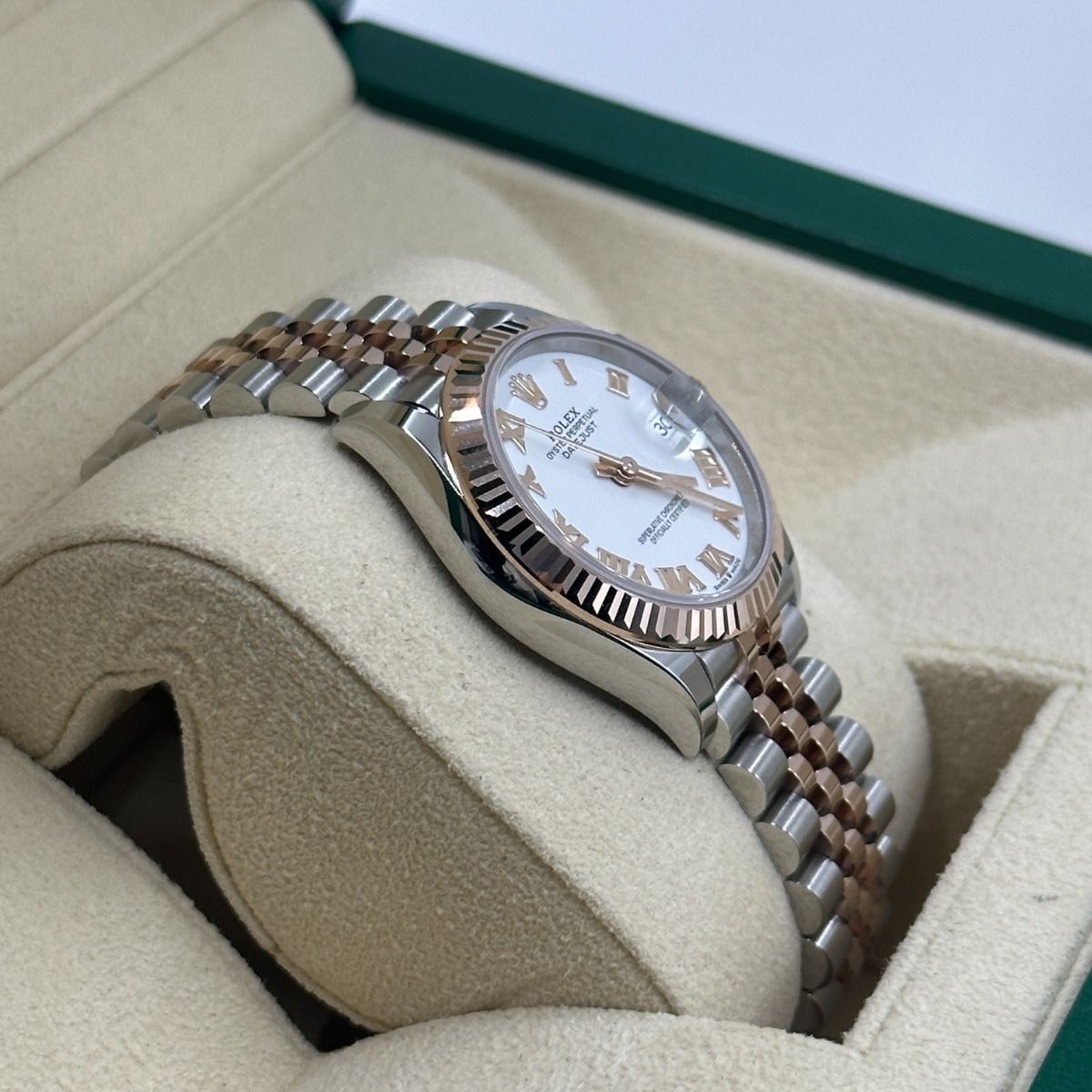 Rolex Datejust Mirror 31mm White dial Silver & Gold bracelet - image 1