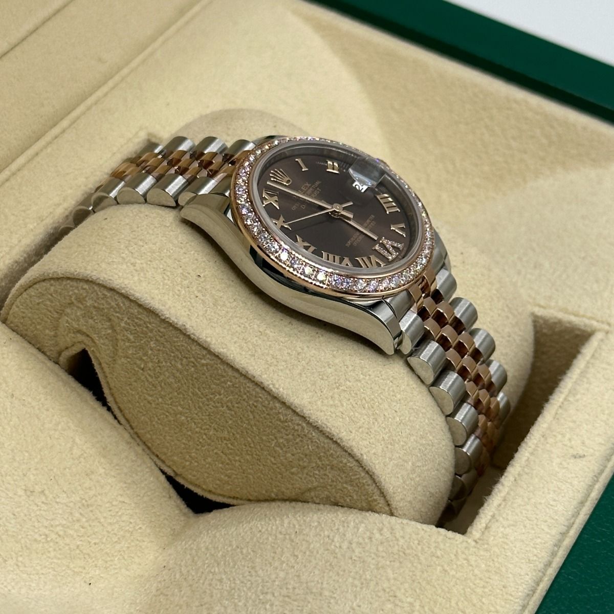 Rolex Datejust Mirror 31mm Brown dial Silver & Copper bracelet - image 1